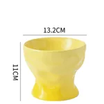Gradation Pale Yellow Flat Mou