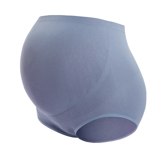 Plus Size Seamless Loose Fitting Maternity Underwear Blue - Shop at LoveMi