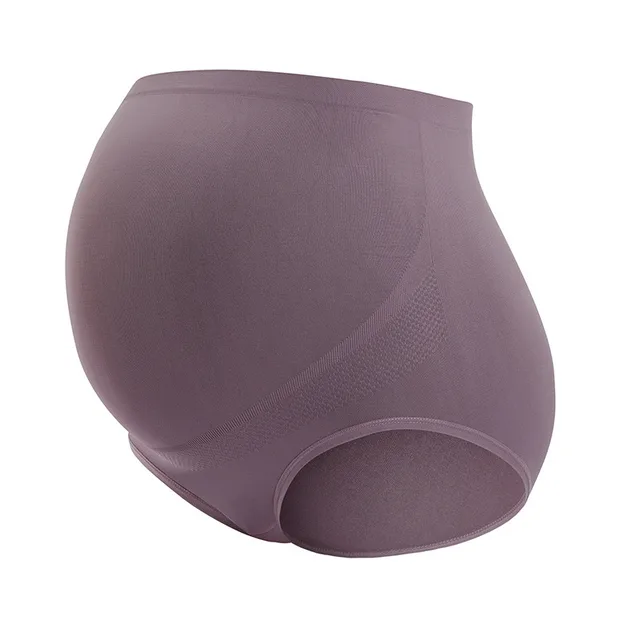 Plus Size Seamless Loose Fitting Maternity Underwear Purple - Shop at LoveMi