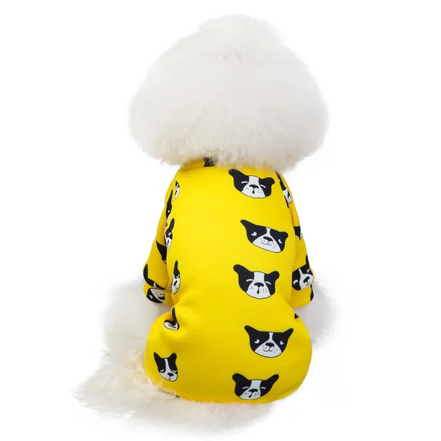 Pet Clothing Thick Version Four Legged Yellow Puppy - Shop at LoveMi
