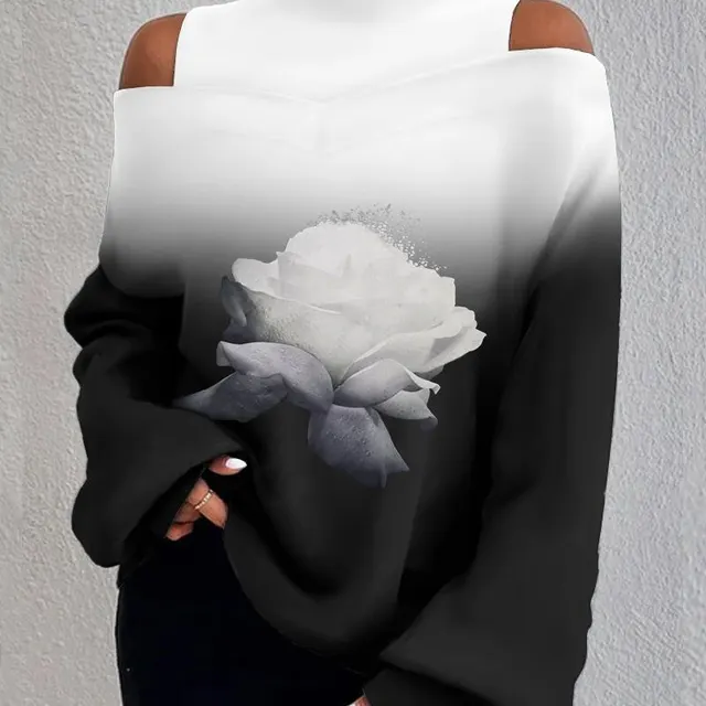 Contrasting Color Patchwork Off Shoulder Top Yqw6989Ea3 - Shop at LoveMi
