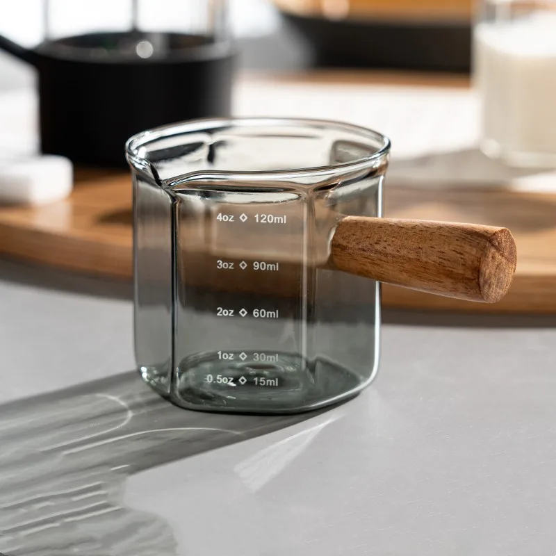 Glass Measuring Scale Coffee Measuring Cup Grey - Shop at LoveMi