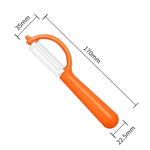 Ceramic Household Vegetable Potato Peeler Kitchen Multi functional Melon And Fruit Peeling Plane Orange Peeler - Shop at LoveMi