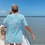 Light Blue With White Text