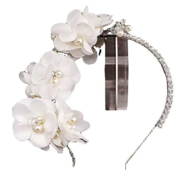Handmade Pearl Crystal Bridal Headwear Pileum - Shop at LoveMi