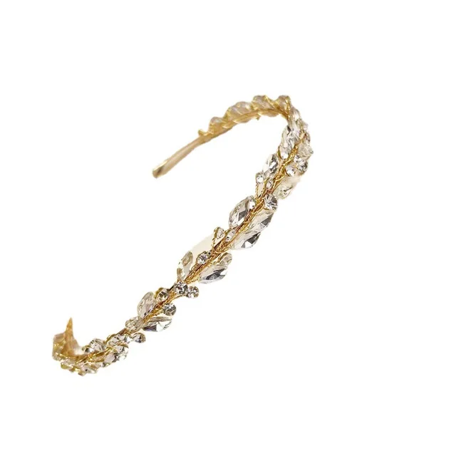Glass Hairbands With A Minimalist Temperament Gold - Shop at LoveMi