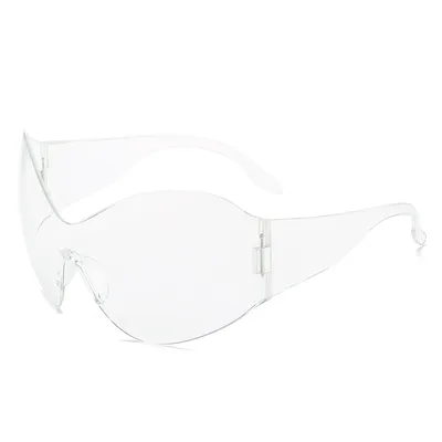 Steampunk Women's Oversized Sunglasses Trend Transparent Foot Transparent - Shop at LoveMi
