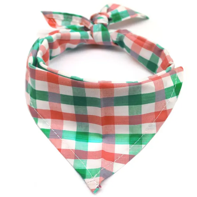 Pet Towelettes Dog Cat Plaid Light Green Red And White - Shop at LoveMi