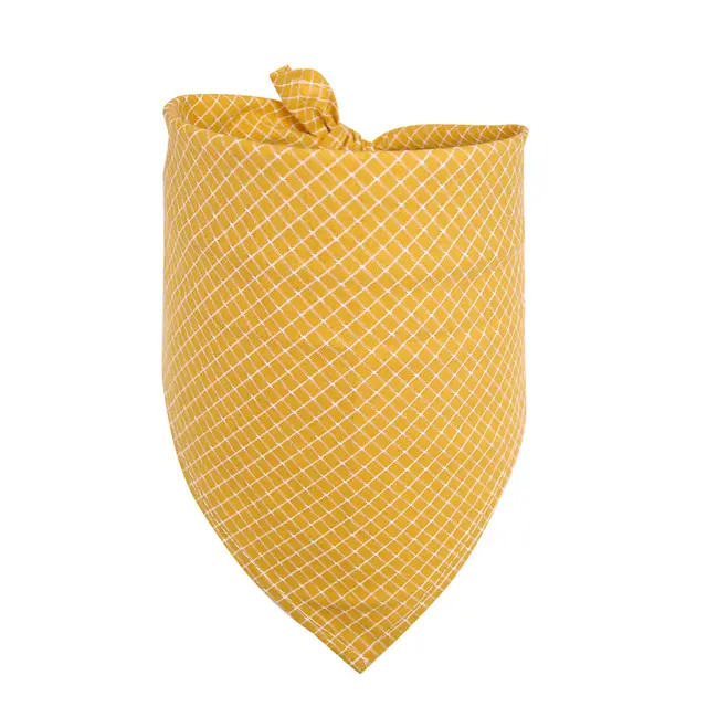 Pet Towelettes Dog Cat Plaid Yellow Lattice - Shop at LoveMi