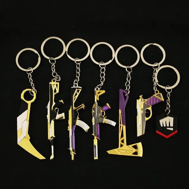 Chaotic Weapon Gun Model Keychain Seven Piece Set - Shop at LoveMi