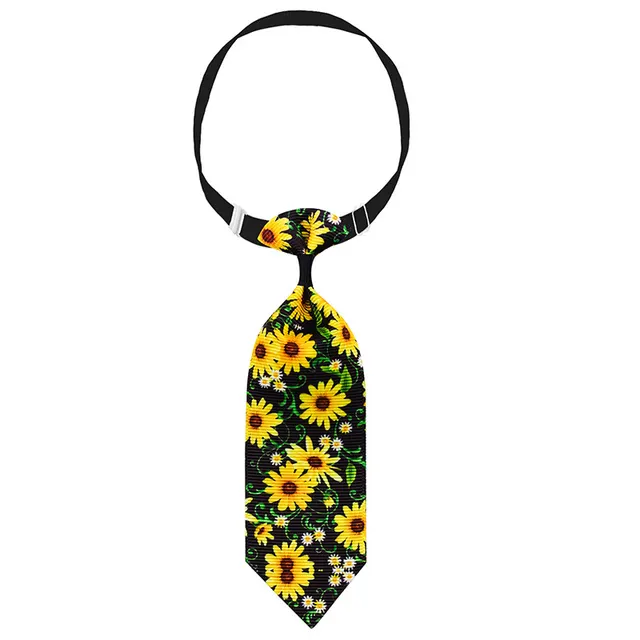 Sunflower Pet Tie Summer Collar Decoration Black Sunflower - Shop at LoveMi