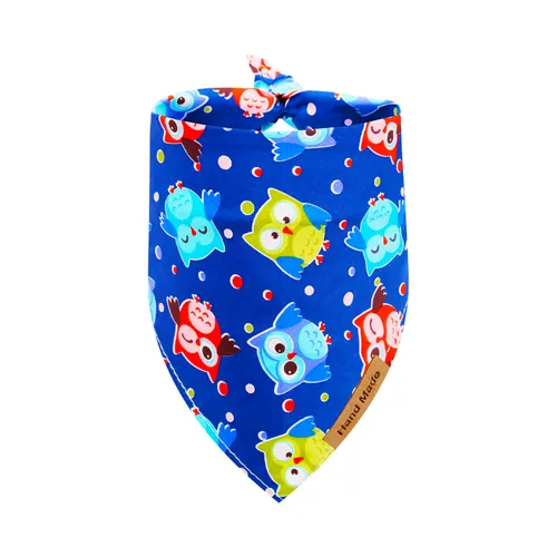 Cute Cartoon Pet Saliva Towel Spring And Summer Colorful Owl - Shop at LoveMi