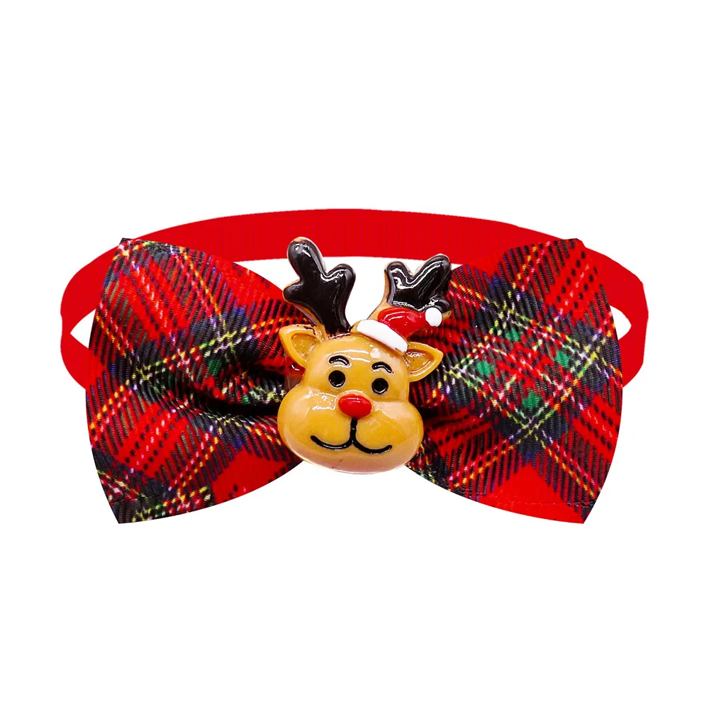 Pet Plaid Pattern With Accessories Bow Tie Cat Dog - Style 6 - View 1