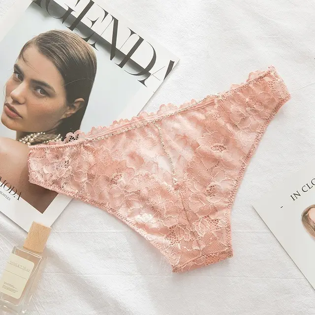 Women's Fashion Personality Cross Briefs Pink - Shop at LoveMi