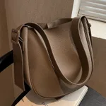 Large Capacity Female Fashion Shoulder Crossbody Bag - Grey
