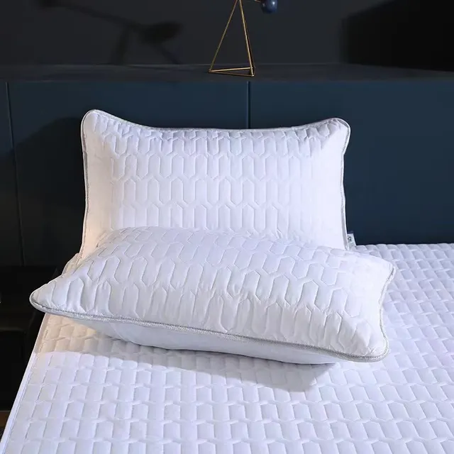 Waterproof Anti mite Clip Cotton Pillowcase A Pair Of All solid Color Style9 - Shop at LoveMi