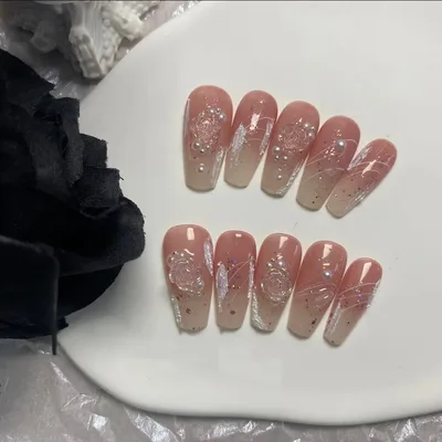 Phototherapy White Series Gypsum Gel Camellia Wearing Nail Enhancement Camellia Gradual - Shop at LoveMi