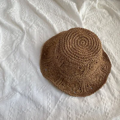 Summer Sun Protection And Sunshade Hat On The Beach Khaki - Shop at LoveMi