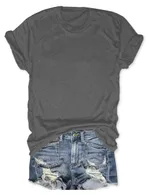 Solid Blank T Shirt Pattern - Grey