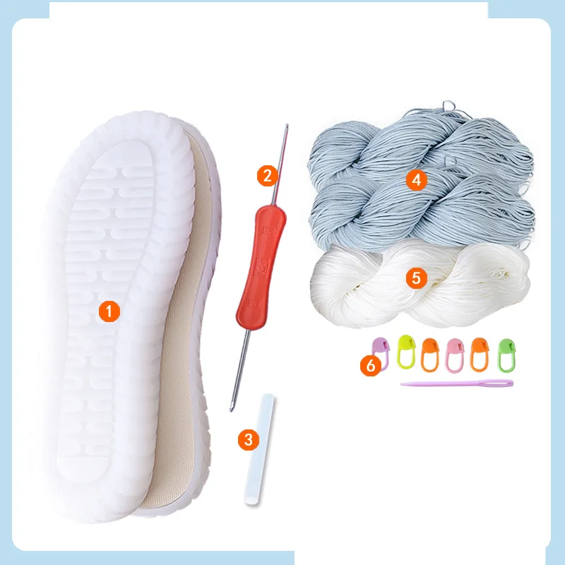 Handwoven Women's Shoes DIY Material Bag - T-35