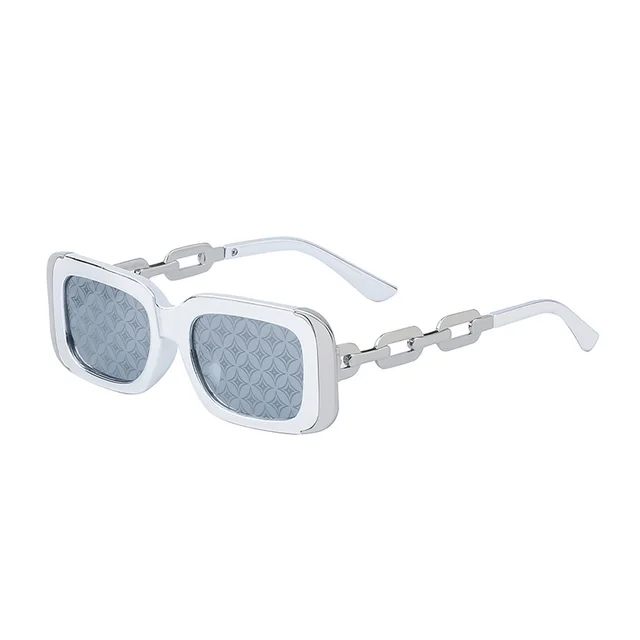 Square framed Sunglasses Feminine Personality Chain C7 - Shop at LoveMi