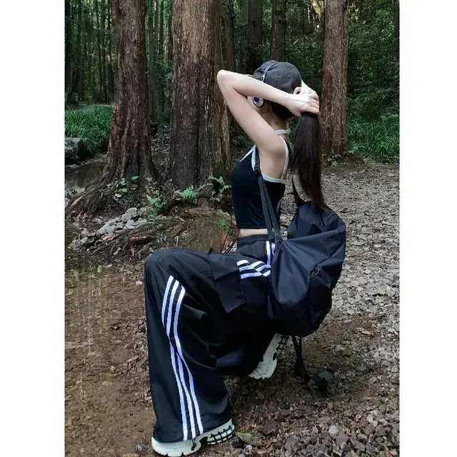Outdoor Hiking Cargo Pants Female Black - Shop at LoveMi