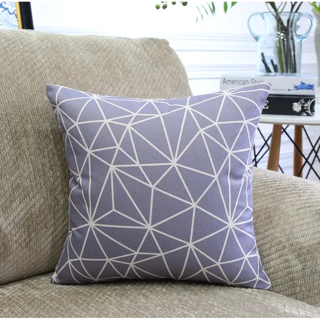 Nordic Color Geometric Throw Pillows Q4675 - Shop at LoveMi