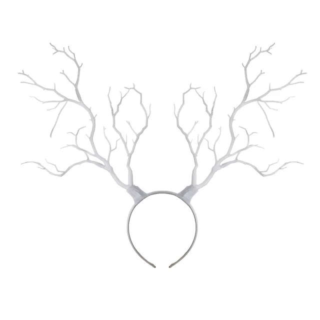 Exaggerate Branch Fashion Hair Band White - Shop at LoveMi