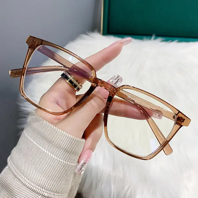 The Matching Degree Of Myopia For Women With Glasses Tan Box - Shop at LoveMi