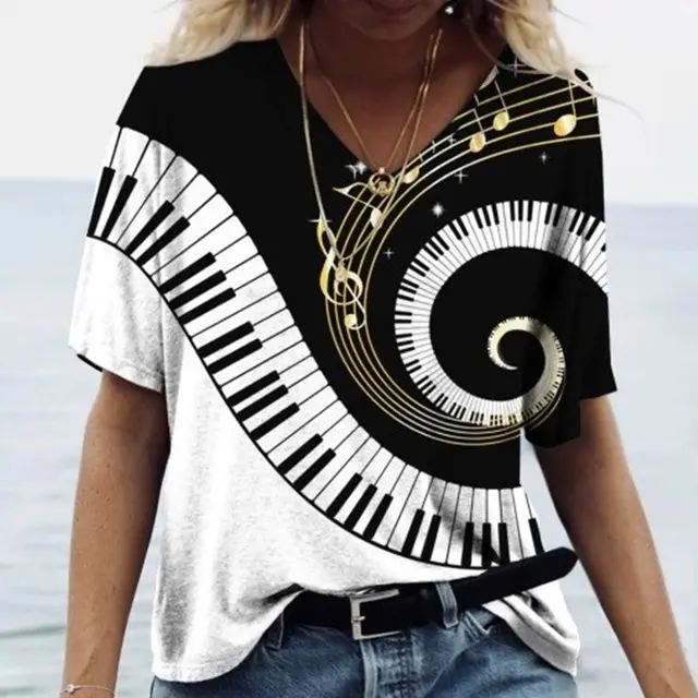Women's Loose Multifunctional Short Sleeve Rs233141023 - Shop at LoveMi