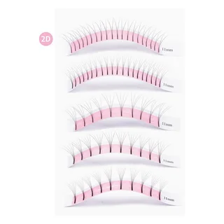 Long-stemmed and hairy eyelashes - 2D0.07D