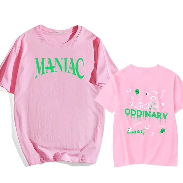 Printed Fashion T shirt Loose Plus Size Pink - Shop at LoveMi