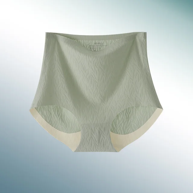 Women's Fashion Solid Color Cotton Anti bacterial Bottom Gear Breathable Panties Green - Shop at LoveMi