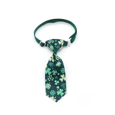 St. Patrick's Day Four leaf Clover Bow Pet Tie 16 Style - Shop at LoveMi