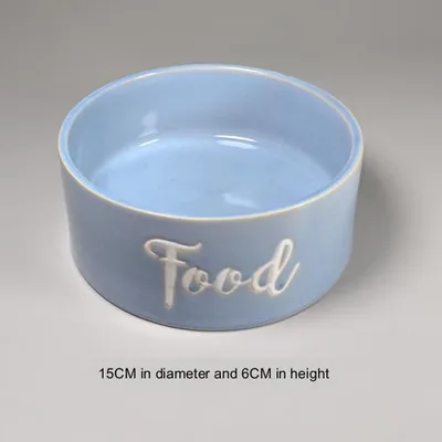Tail Single Medium Anti tip Neck Guard Cute Dog Bowl 1 Style - Shop at LoveMi