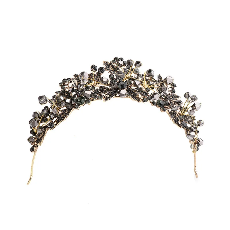 Rhinestone String Crystal Bridal Tiara Wedding Patina - Shop at LoveMi