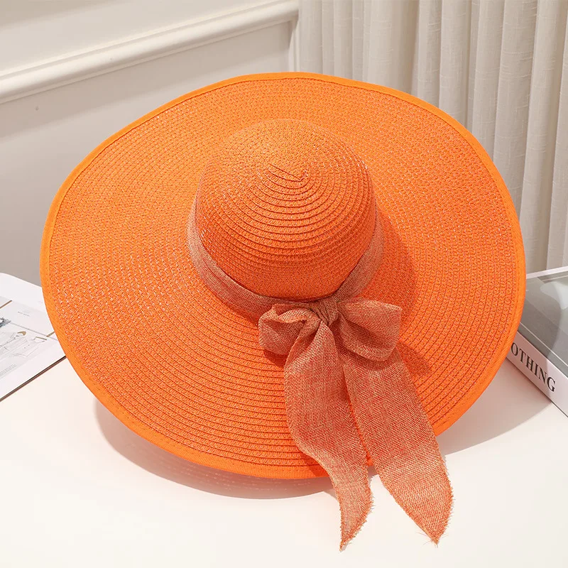 Fashion Summer Korean Version Tide Hat Female - Orange
