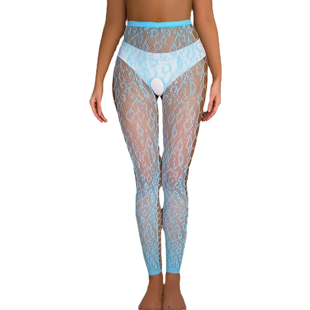 Small Group Design Jumpsuit, Cropped Pantyhose, Royal Style Sky Blue - Shop at LoveMi