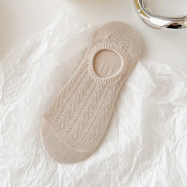 Japanese Eight Fried Dough Twists Boat Socks Khaki - Shop at LoveMi