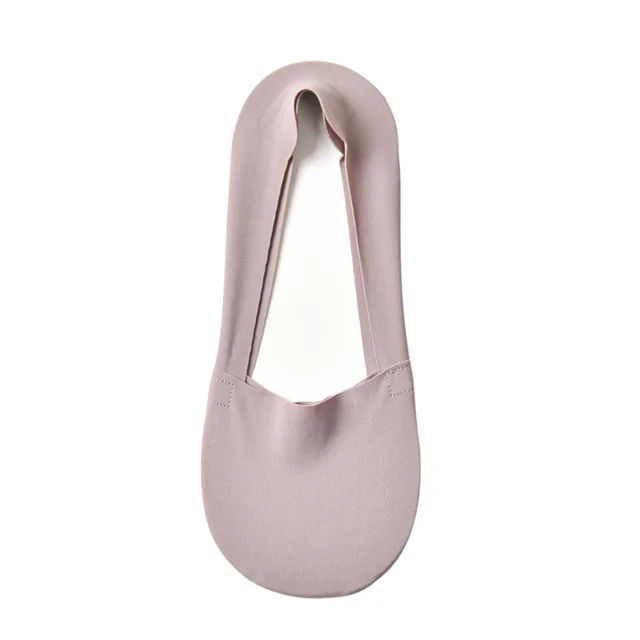 Women's Fashion Silicone Non slip Shallow Boat Socks Light Purple - Shop at LoveMi