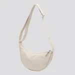 Women's Messenger Nylon Dumplings Shoulder Bag - Beige