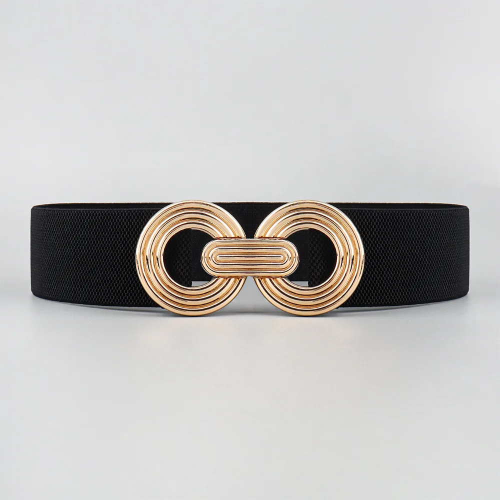 Women's Fashion All-matching Elastic Waistband - Black