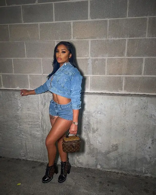 New Denim Casual Suit Fashion Stretch Shorts Denim Suit Sky Blue - Shop at LoveMi
