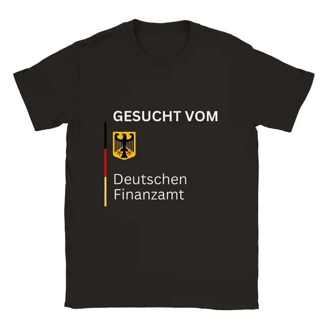 WANTED BY THE FINANCIAL OFFICER T SHIRT Black - Shop at LoveMi