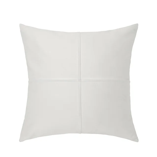 Simple Ins Style Sofa Suede Pillow Cover 26 Pearl White - Shop at LoveMi