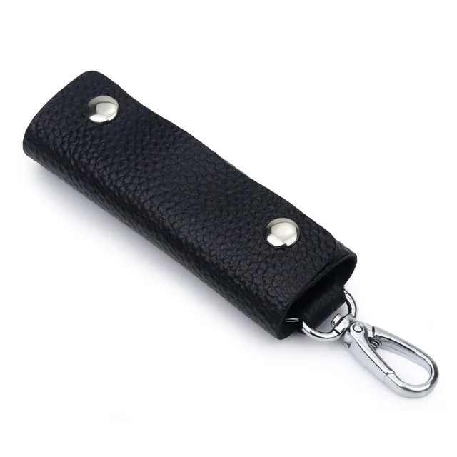 Multi functional Men's Retro First Layer Cowhide Key Case Black - Shop at LoveMi