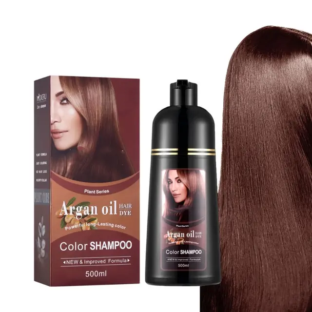 Plant Dyed At Home Non stick Head Hair Color Cream 05 Cherry Chestnut Brown - Shop at LoveMi