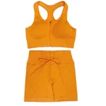 Orange Bra Shorts
