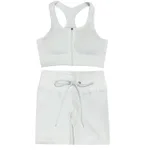 White Bra Shorts