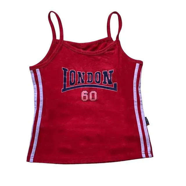 Printed Color Contrast Basic Tank Top Sweet And Spicy As Shown In Figure 10 - Shop at LoveMi